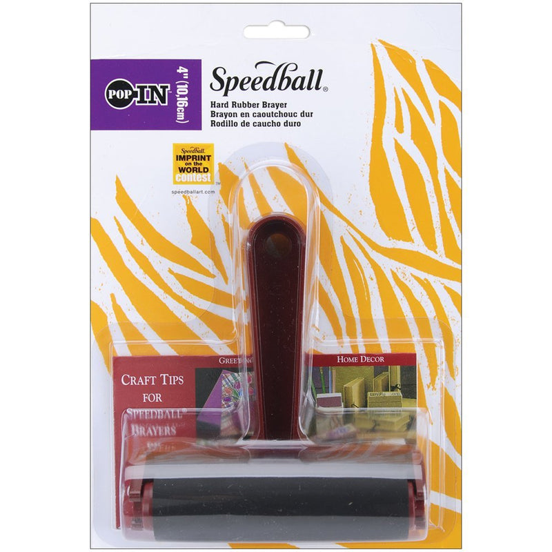Speedball Pop-In Hard Rubber Brayer, 4-Inch - NewNest Australia