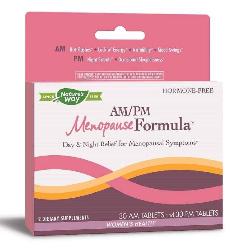 Enzymatic Therapy AM/ PM Menopause Hormone-Free Formula Daytime Energy & Restful Sleep (60 Count) - NewNest Australia
