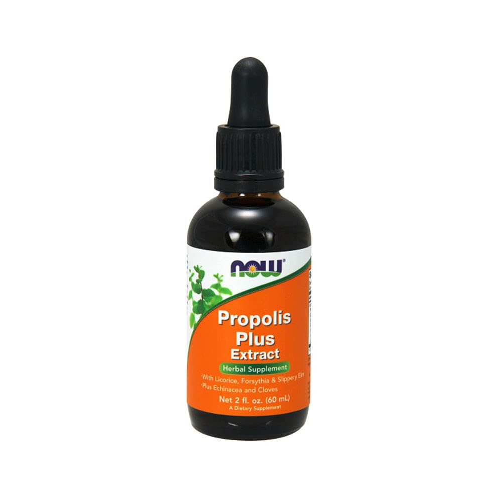 NOW Supplements, Propolis Plus Extract Liquid with Dropper, Herbal Supplement, 2-Ounce - NewNest Australia