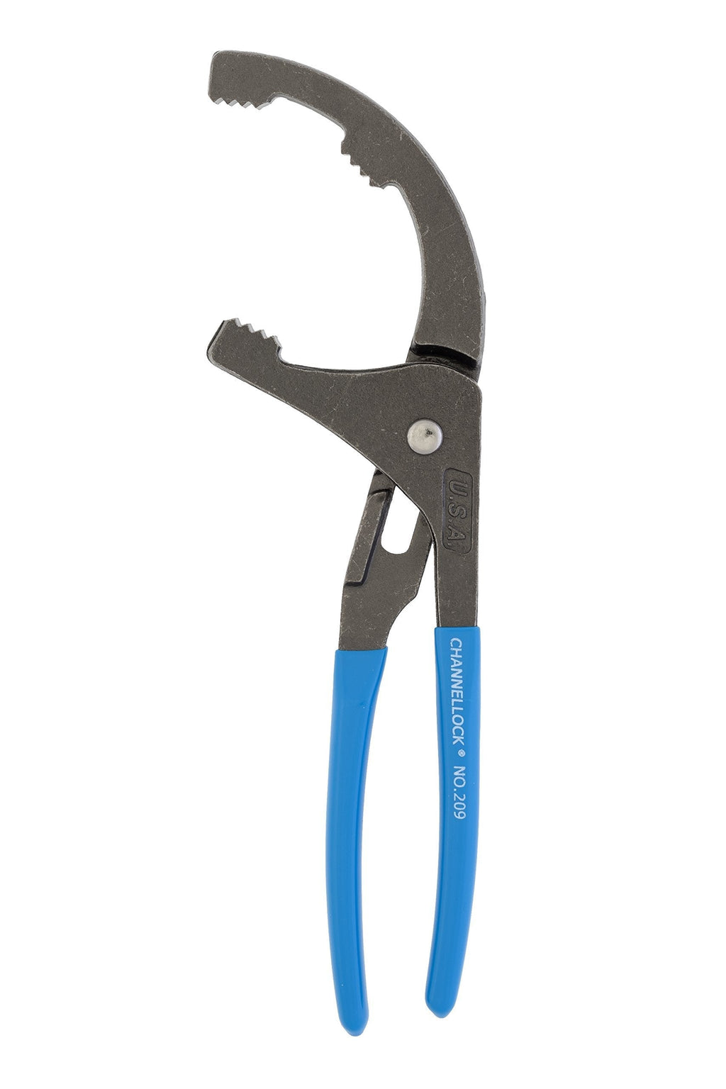 Channellock 209 9-Inch Oil Filter & PVC Pliers | Ideal for Engine Filters, Conduit, and Fittings | Forged from High Carbon Steel | Made in the USA,Blue - NewNest Australia