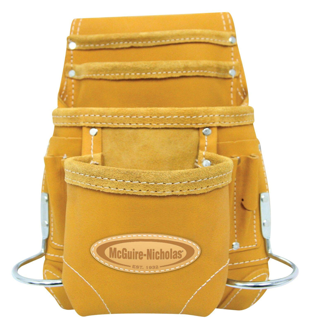 McGuire-Nicholas 689 MB 10 Pocket Pro Carpenter Pouch in Tan Full Grain Leather - NewNest Australia