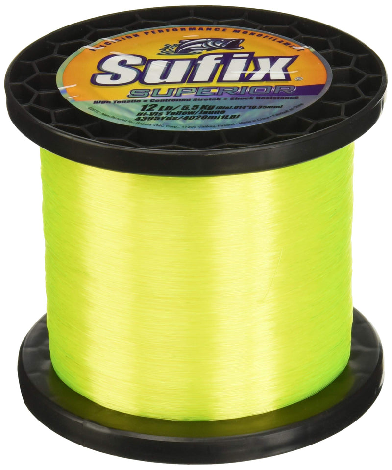 Sufix Superior 1/4-Pound Spool Size Fishing Line (Yellow, 8-Pound) - NewNest Australia