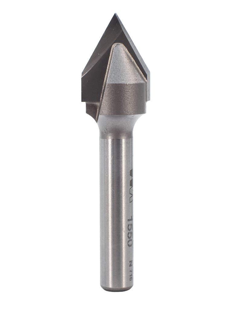 Whiteside Router Bits 1550 V-Groove 60-Degree 1/2-Inch Cutting Diameter and 7/16-Inch Point Length 1-Pack - NewNest Australia