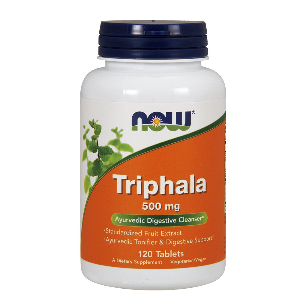 NOW Supplements, Triphala 500 mg, Combination of Harada, Amla and Behada, 120 Tablets - NewNest Australia