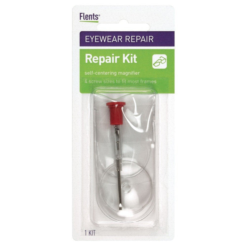Flents Eyewear Eye Glasses Repair kit, with Magnifying Glass, 3-Pack Repair Kit and Magnifier, 0.03 Pound - NewNest Australia