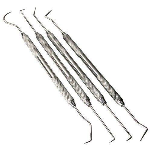 4 Pc Stainless Steel Picks Probes Wax & Clay Sculpting Tools 152P1 4 Pc Pick/Probe Set - NewNest Australia