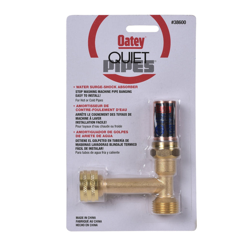 OATEY Quiet Pipes 38600 Line Shock Absorber, 250 deg F, 200 Psi, copper Quiet Pipes Line Shock Absorber - NewNest Australia