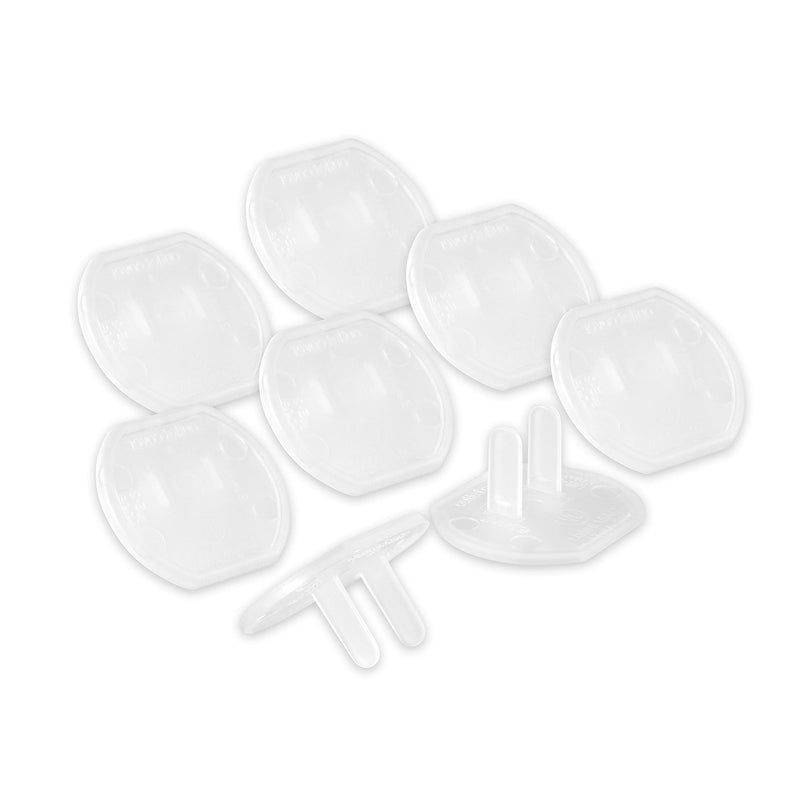 Power Gear Plastic Outlet Covers, 8 Pack, Shock Prevention, Child Safe, Easy Install, UL Listed, Clear, 50271 - NewNest Australia