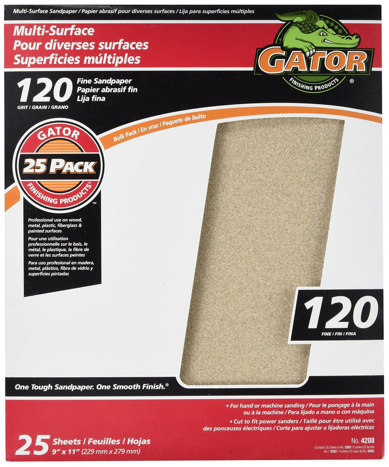 ALI INDUSTRIES 4208 Sandpaper-Sheets, 9" x 11" 9" x 11" - NewNest Australia