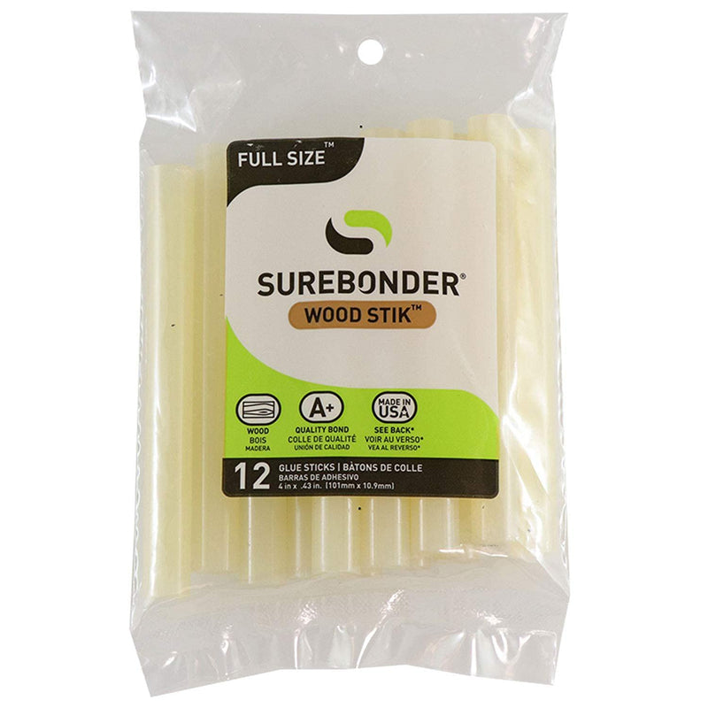 Surebonder WS-12 Full Size 4" Wood Hot Glue Stick - 12 Pack - NewNest Australia