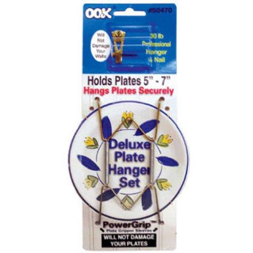 NewNest Australia - OOK 50470 Deluxe Plate Hanger with Steel Pro Supports Up to 30 Pounds, 5-Inch to 7-Inch 1 