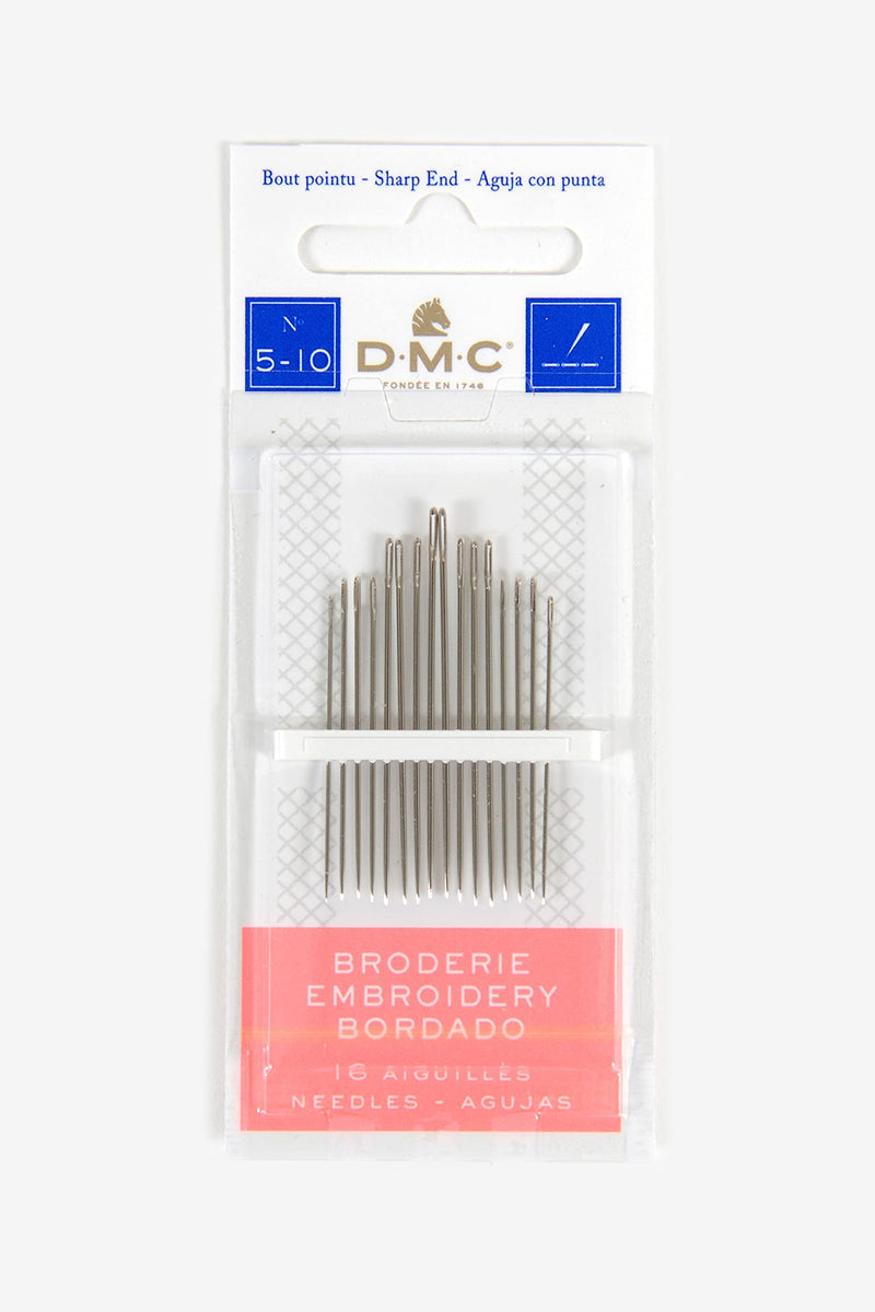 DMC 1765-5/10 Embroidery Hand Needles, 15-Pack, Size 5/10 - NewNest Australia