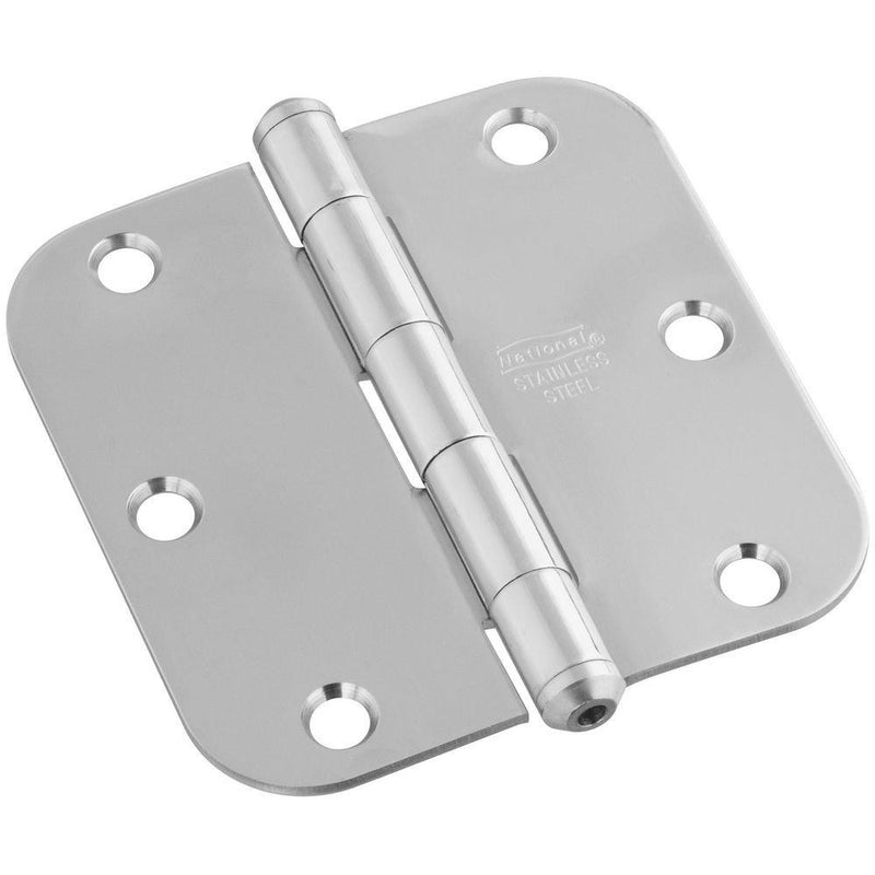 National Hardware N225-961 V514R5/8 Door Hinge in Stainless Steel Updated Packaging - NewNest Australia