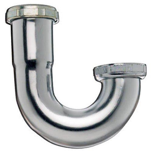 Plumb Pak 10487K 22-Gauge Sink Trap J-Bend with Captured Nut, 1-1/4-Inch by 1-1/4-Inch, Chrome - NewNest Australia