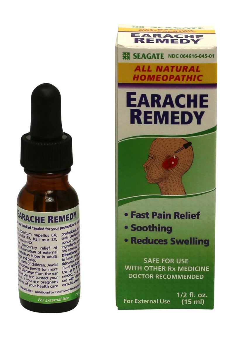 Seagate Products Homeopathic Olive Leaf Extract Earache Remedy 0.5 oz (Pack of 1) - NewNest Australia