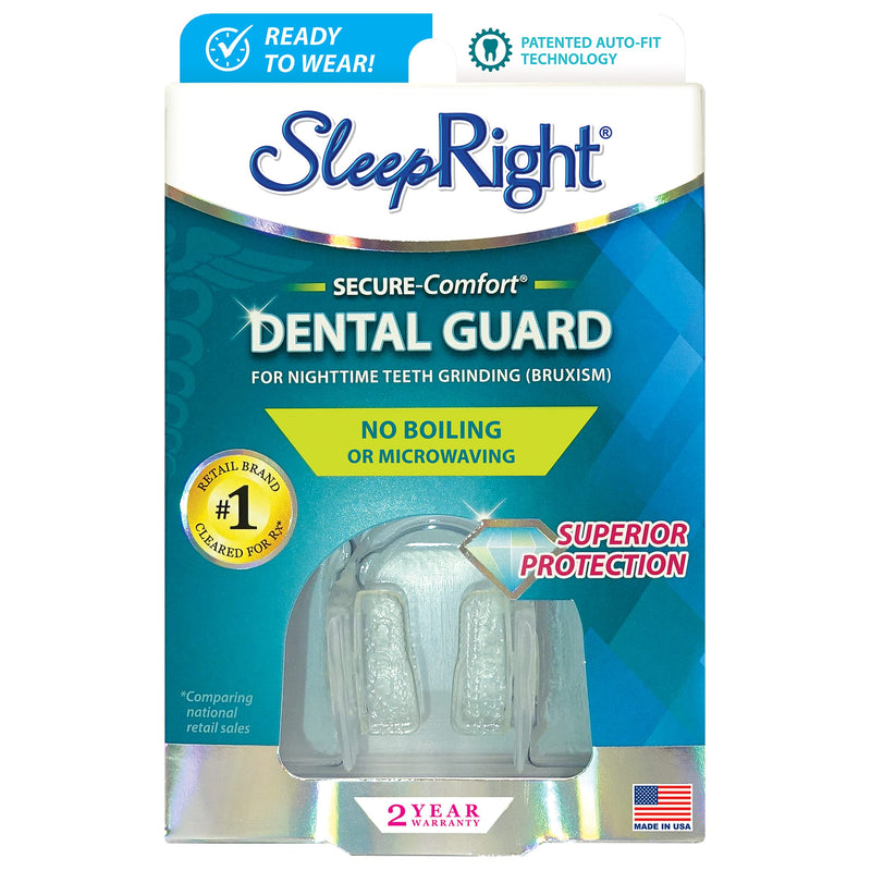 SleepRight Secure-Comfort Dental Guard Mouth Guard To Prevent Teeth Grinding SleepRight No Boil Dental Guard - NewNest Australia