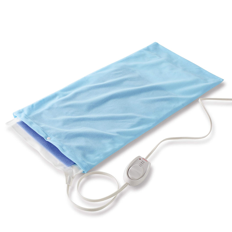 Sunbeam Heating Pad for Pain Relief | XL King Size UltraHeat, 3 Heat Settings with Moist Heat | Light Blue, 12-Inch x 24-Inch - NewNest Australia