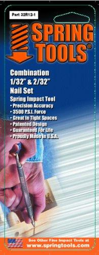 SpringTools 32R12-1 1/32 to 2/32-Inch Combination Nail Set 1-Pack - NewNest Australia