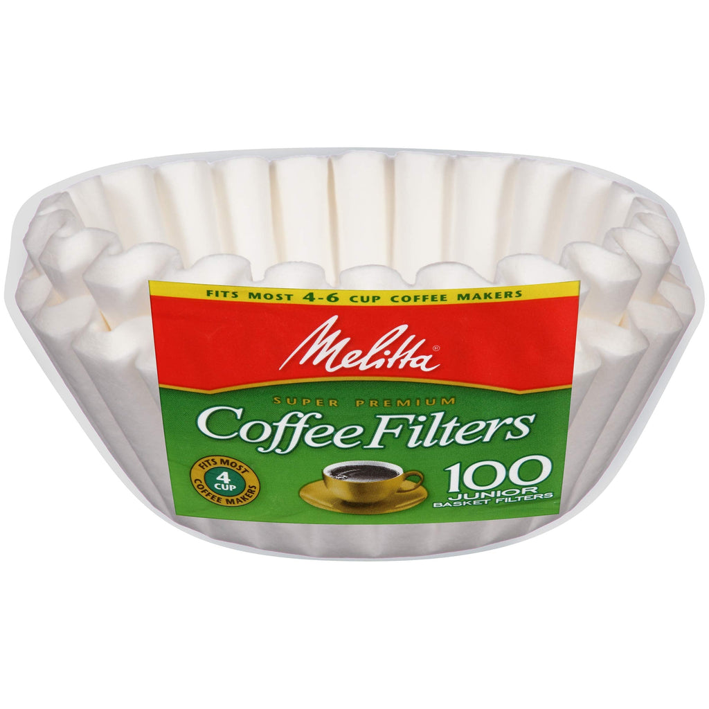 Melitta Junior Basket Coffee Filters White 100 Count - NewNest Australia