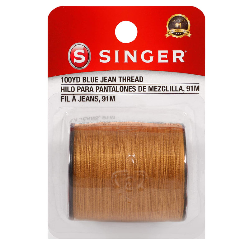 SINGER 67120 Blue Jean Thread, 100 Yards, Old Gold - NewNest Australia