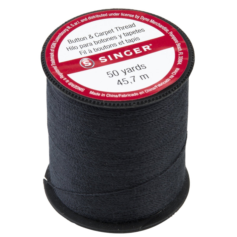 SINGER 67110 Button & Carpet Sewing Thread, 50-Yards, Black - NewNest Australia