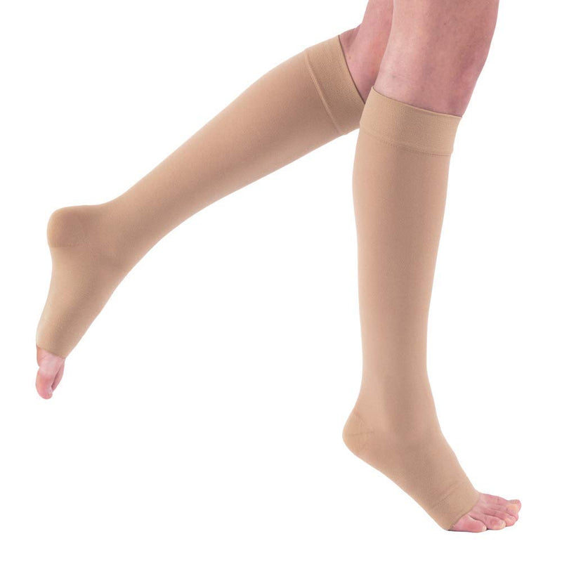 JOBST Relief Knee High 20-30 mmHg Compression Socks, Open Toe, Beige, Medium - NewNest Australia