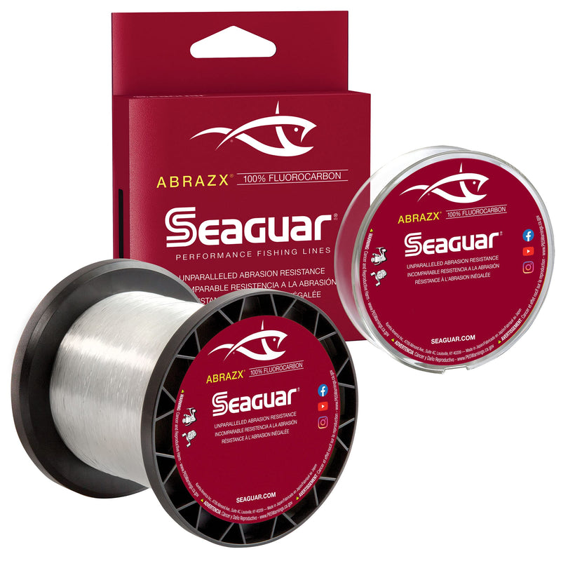 Seaguar AbrazX, Abrasion Resistant, Premium 100% Fluorocarbon Performance Fishing Line, Virtually Invisible 15-Pounds - NewNest Australia
