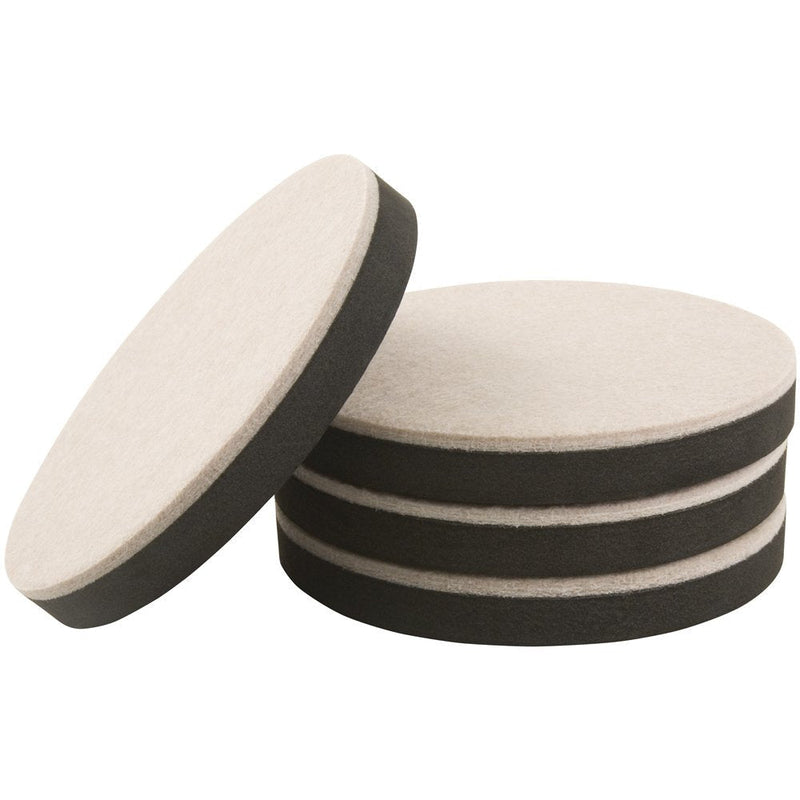 SuperSliders 4713995K Reusable Felt Furniture Movers for Hardwood Floors- Quickly and Easily Move Any Item, 5" Round (4 Pieces) - NewNest Australia