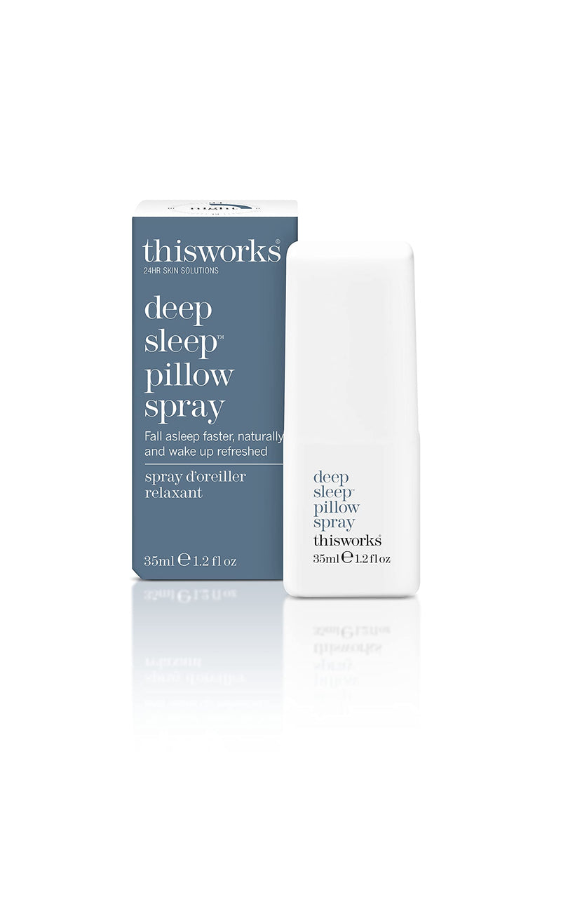 THISWORKS Deep Sleep Pillow Spray: Fast-Acting Natural Rest Aid with Lavender for Relaxation, 35 ml 1.2 Fl Oz (Pack of 1) 1.2 Fl Oz (Pack of 1) - NewNest Australia