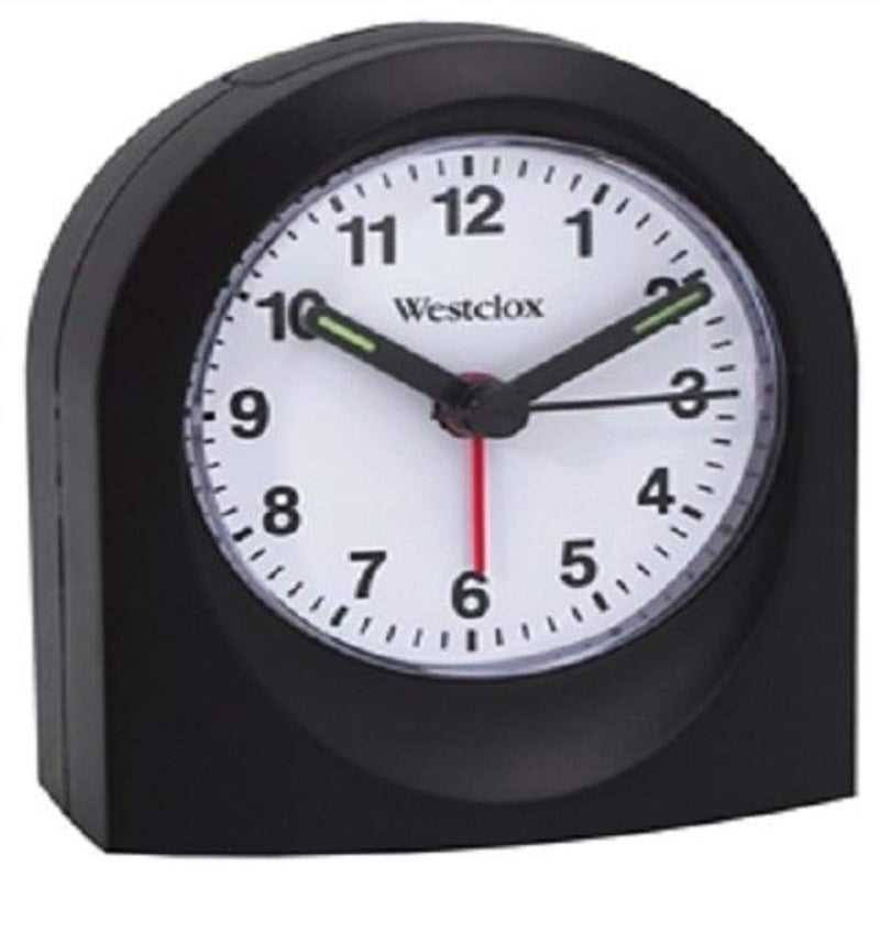 NewNest Australia - Westclox 47312 Quartz Alarm Clock Black Case 