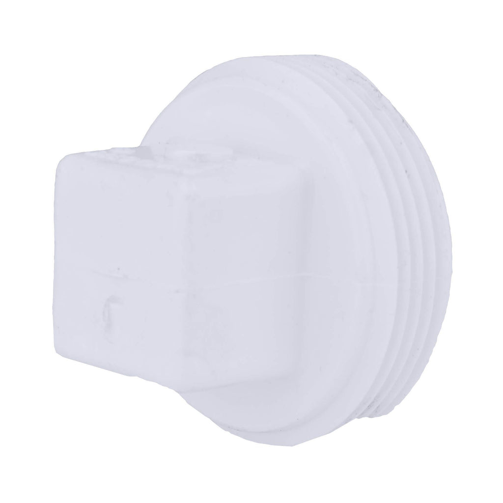 CHARLOTTE PIPE 1 1/2 DWV CLEANOUT Plug DWV (Drain, Waste and Vent) (1 Unit Piece) 1 1/2 Inch ( EACH qty: 1 ) White - NewNest Australia