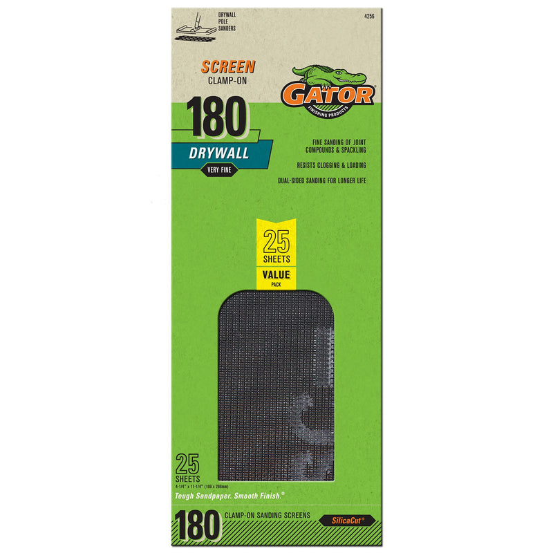 ALI INDUSTRIES 4256 Clamp-On Precut Drywall Sanding Screen, 180 Grit - NewNest Australia