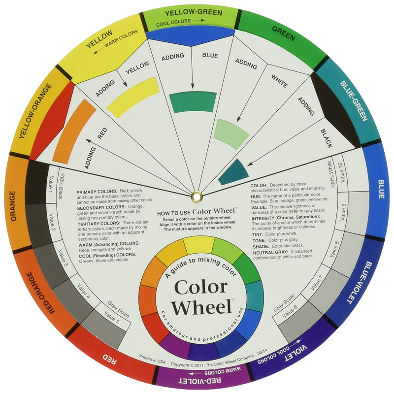 Cox Color Wheel-9.25-inch, 2.1 x 27.4 x 32.480000000000004 cm, Multicolor - NewNest Australia
