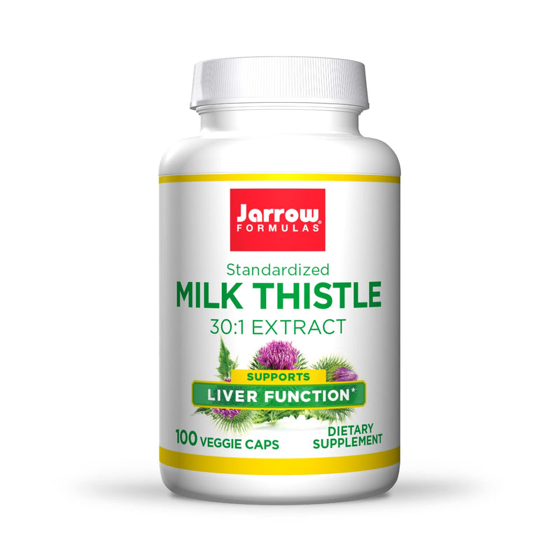 Jarrow Formulas Milk Thistle 150 mg - 100 Veggie Capsules - Antioxidant Supporting Immune Response, Liver Function & Glutathione - Up to 100 Servings 100 Count (Pack of 1) - NewNest Australia