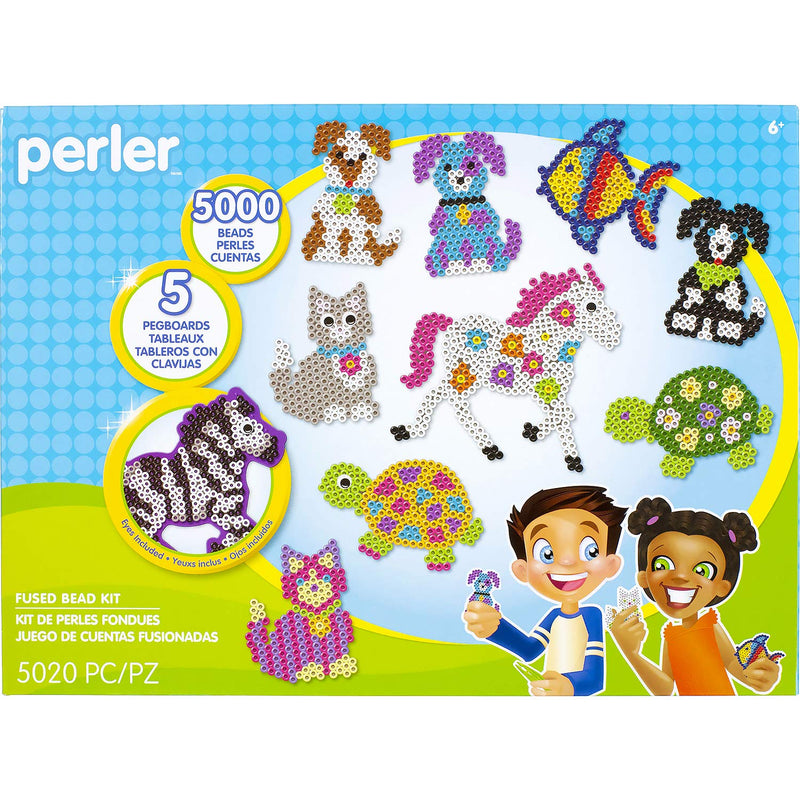 Perler Pet Parade Deluxe Fuse Bead Craft Activity Kit, 5020 pcs - NewNest Australia