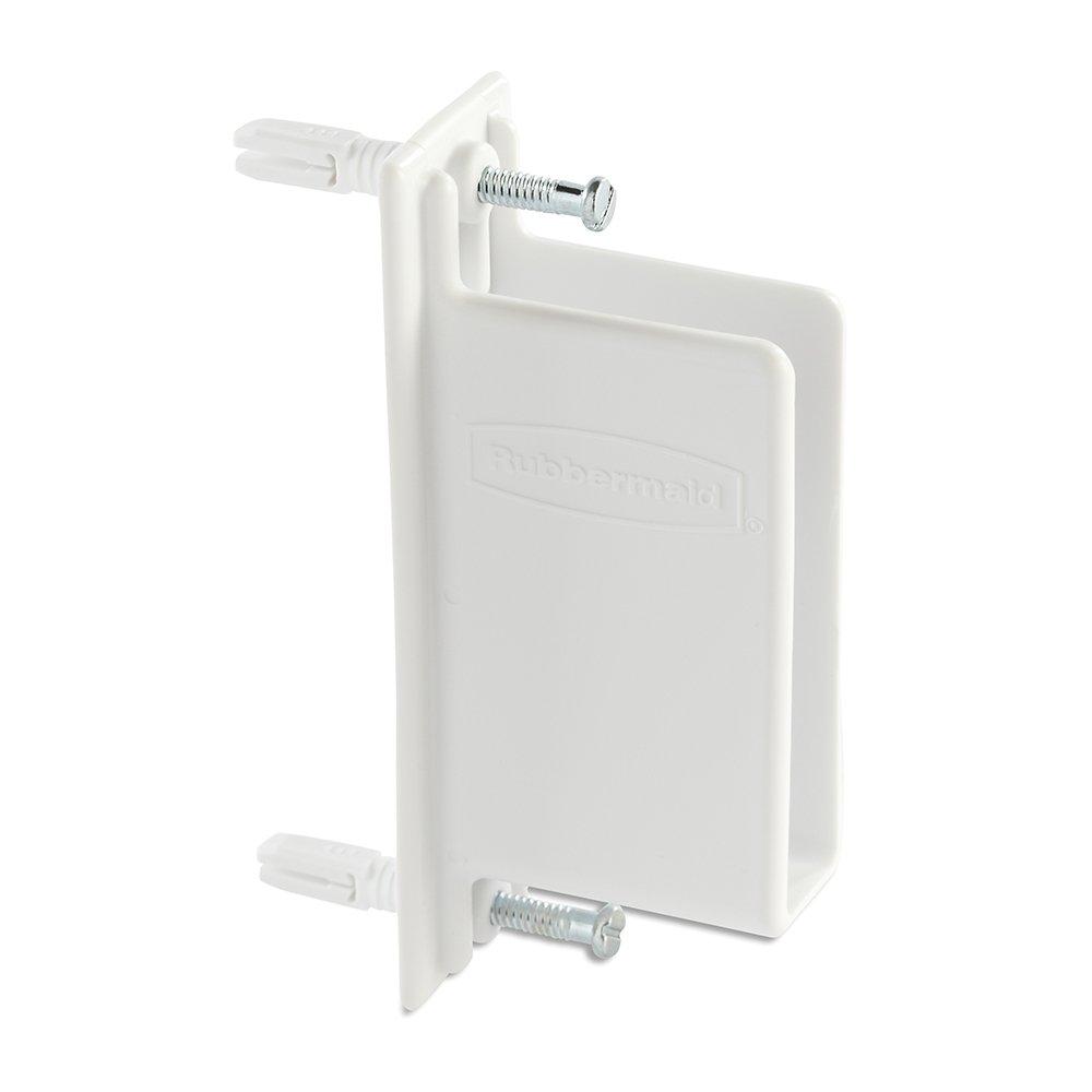 NewNest Australia - Rubbermaid Direct Mount Non-Adjustable Free Slide Wall Bracket, White (FG3D68LWWHT) 