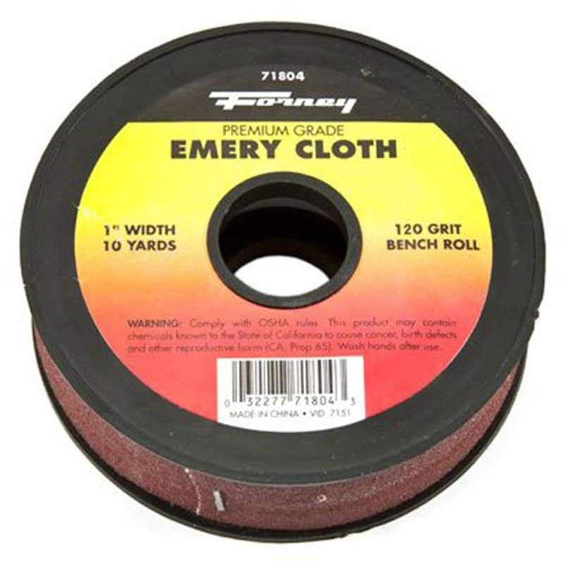 Forney 71805 Emery Cloth, 180-Grit, 1-Inch-by-10-Yard Bench Roll - NewNest Australia