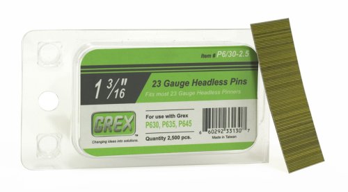 GREX P6/30-2.5 23 Gauge 1-3/16-Inch Length Headless Pins (2,500 per box) - NewNest Australia