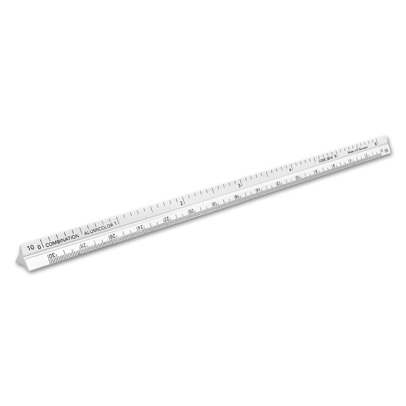 Alumicolor 3610-1 Aluminum Combination Pocket Scale, 6IN, Silver 6 Inch - NewNest Australia