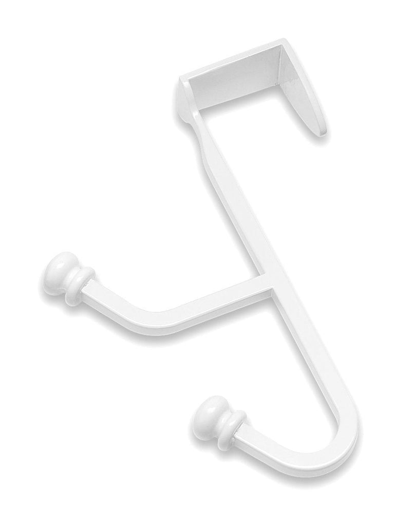 NewNest Australia - Whitmor Over the Door Double Hook, White 