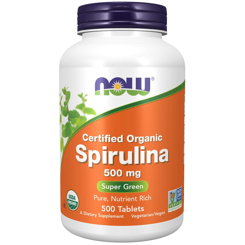 Now Foods Organic Spirulina Tablets, 500 - NewNest Australia