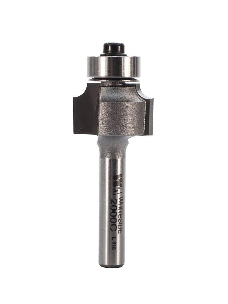 Whiteside Router Bits 2000C Round Over Bit with 1/8-Inch Radius, 3/4-Inch Large Diameter and 1/2-Inch Cutting Length - NewNest Australia