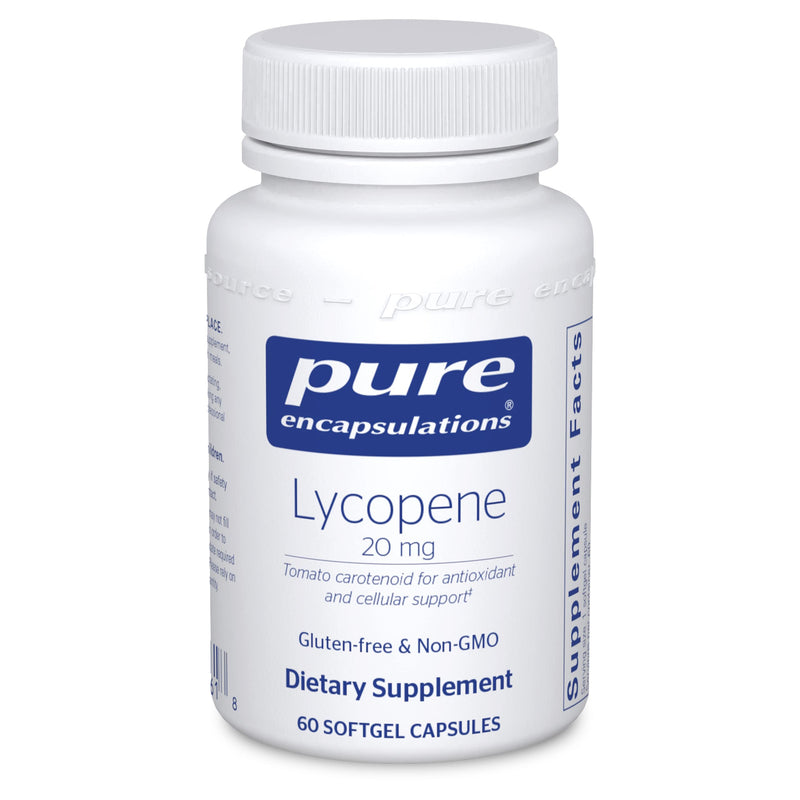 Pure Encapsulations - Lycopene 20 mg - Dietary Supplement for Prostate, Cellular and Macular Support - 60 Softgel Capsules 60 Count (Pack of 1) - NewNest Australia