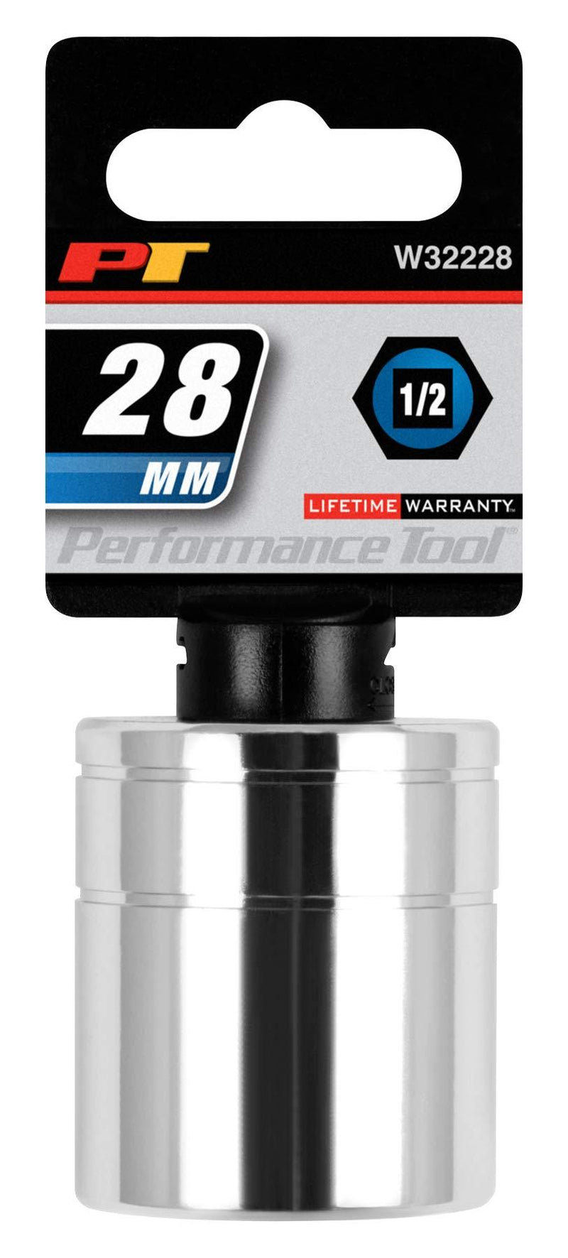 Performance Tool W32228 1/2 Dr 28mm 6Point Socket, 1 Pack - NewNest Australia