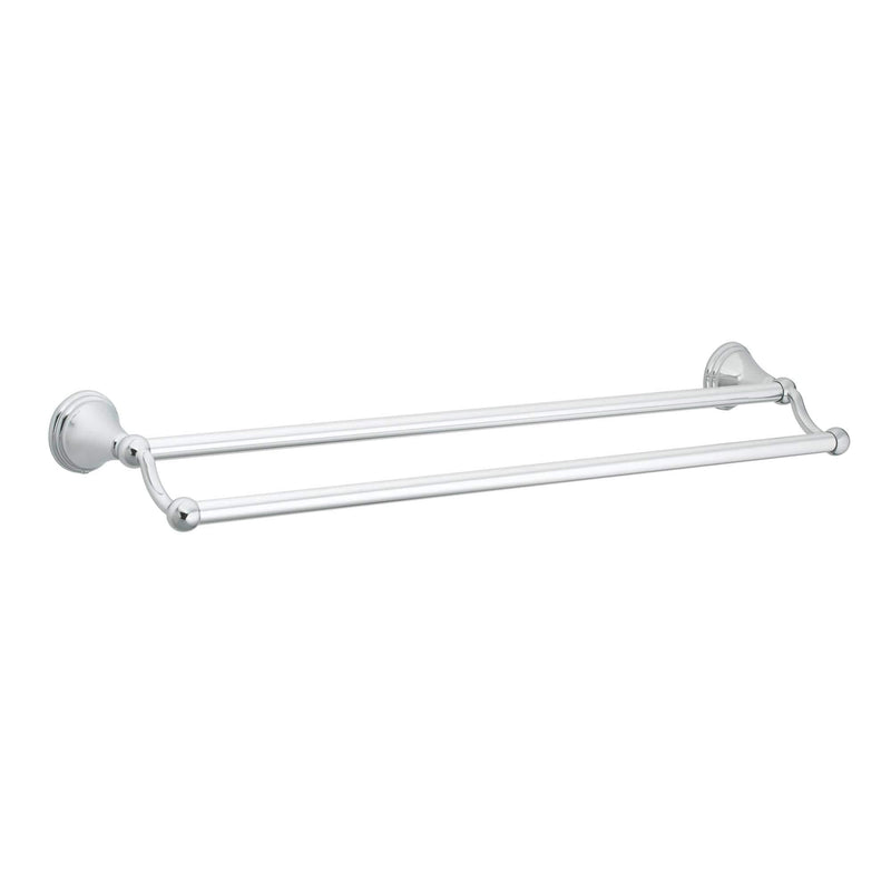 Moen, Chrome DN8422CH Preston 24-Inch Bathroom Double Towel Bar - NewNest Australia