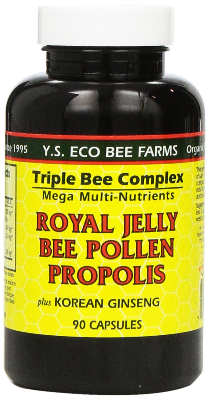 YS Organic Farms: Royal Jelly Bee Pollen Propolis w/Ginseng 90 ct - NewNest Australia