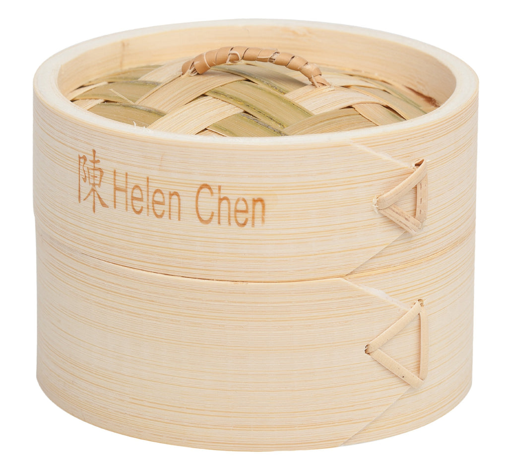 Helen’s Asian Kitchen Bamboo Dim Sum Food Steamer with Lid, 4-Inch, Set of 2 - NewNest Australia