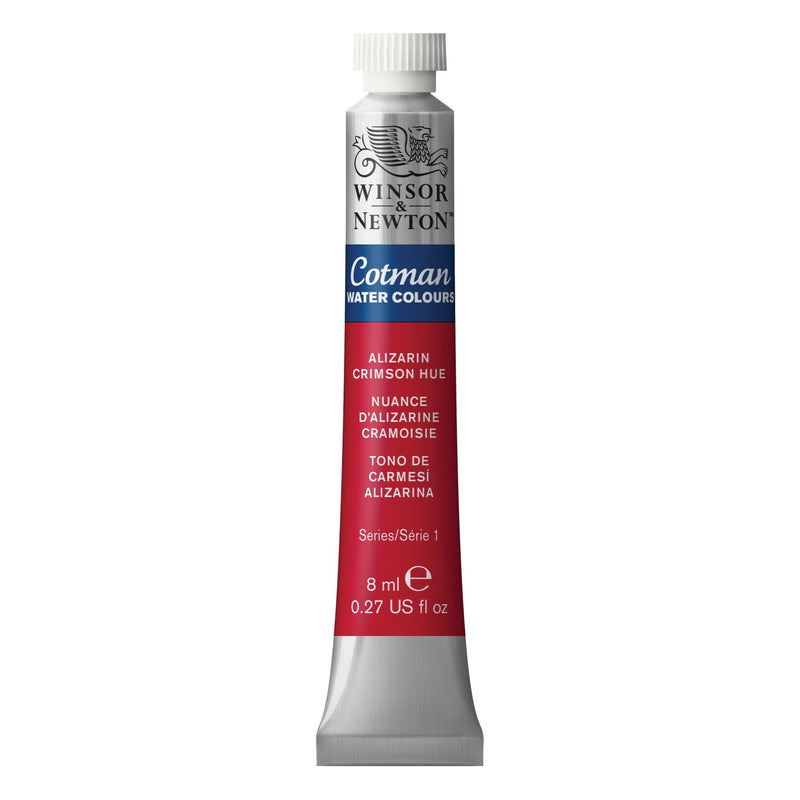 Winsor & Newton Cotman Water Colour Paint, 8ml tube, Alizarin Crimson Hue - NewNest Australia