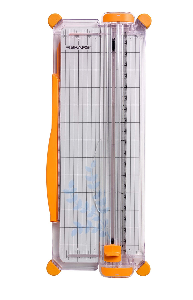 Fiskars SureCut Portable Paper Trimmer, 12 Inch Cut , Orange - 154450-1009 - NewNest Australia