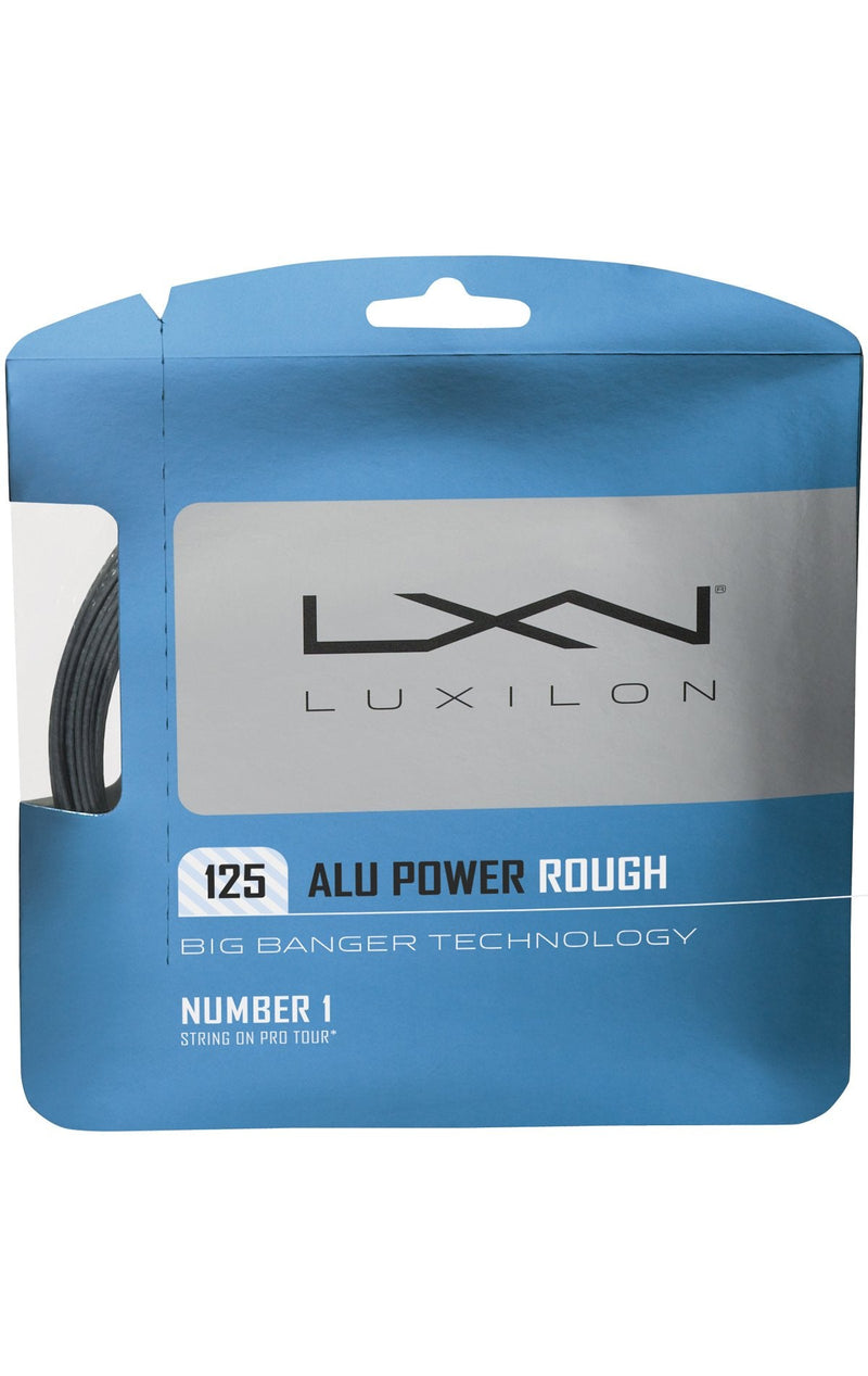 Luxilon Big Banger Alu Power Rough 125 Silver String SILVER 16L 16g - NewNest Australia